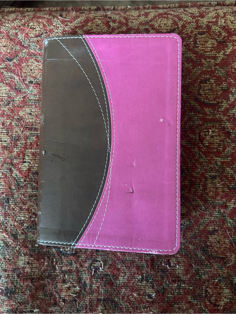 Pink and Brown mini sized NIV Bible